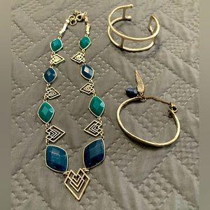 Lucky Brand Necklace and Two Bracelets